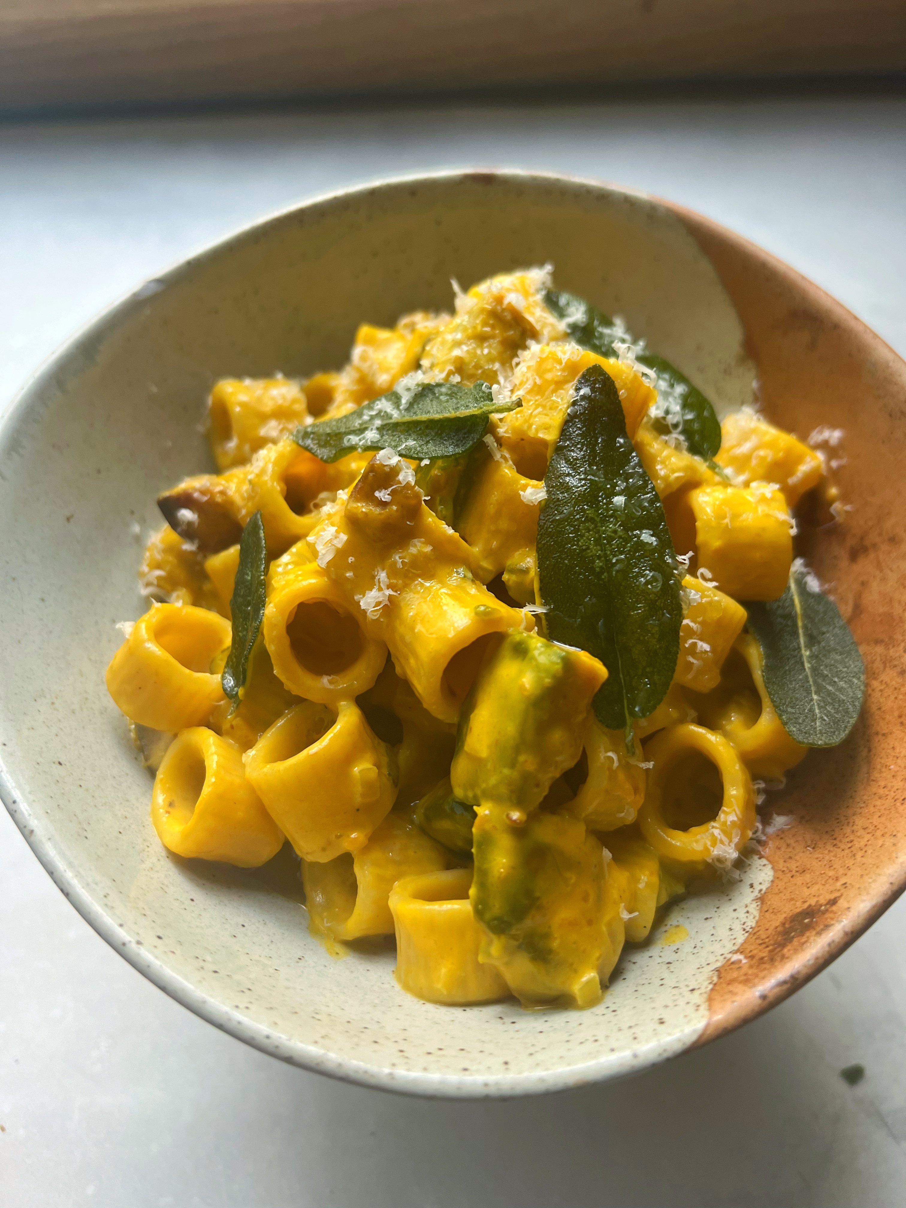 Pumpkin & sage pasta